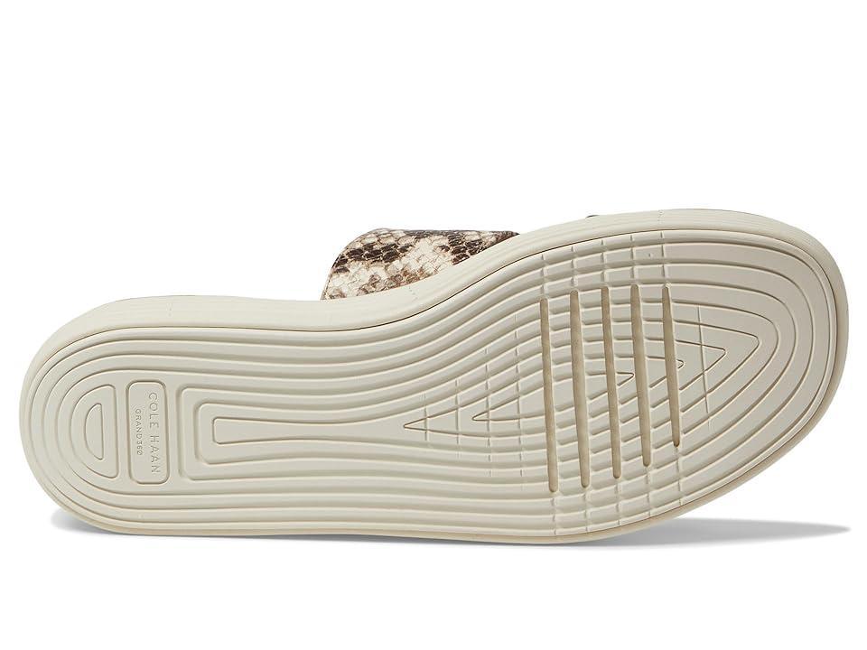 Cole Haan Originalgrand Platform Slides (Sandollar Snake Print/Dark Cuoio/Ivory) Women's Sandals Product Image