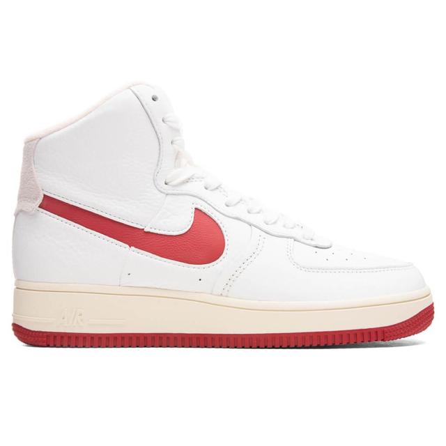 Women's Air Force 1 Sculpt - Summit White/Gym Red Female Product Image