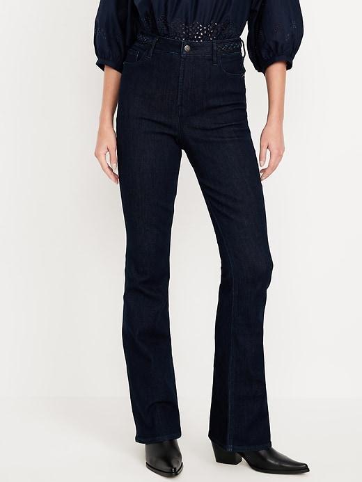 Extra High-Waisted Flare Jeans Product Image