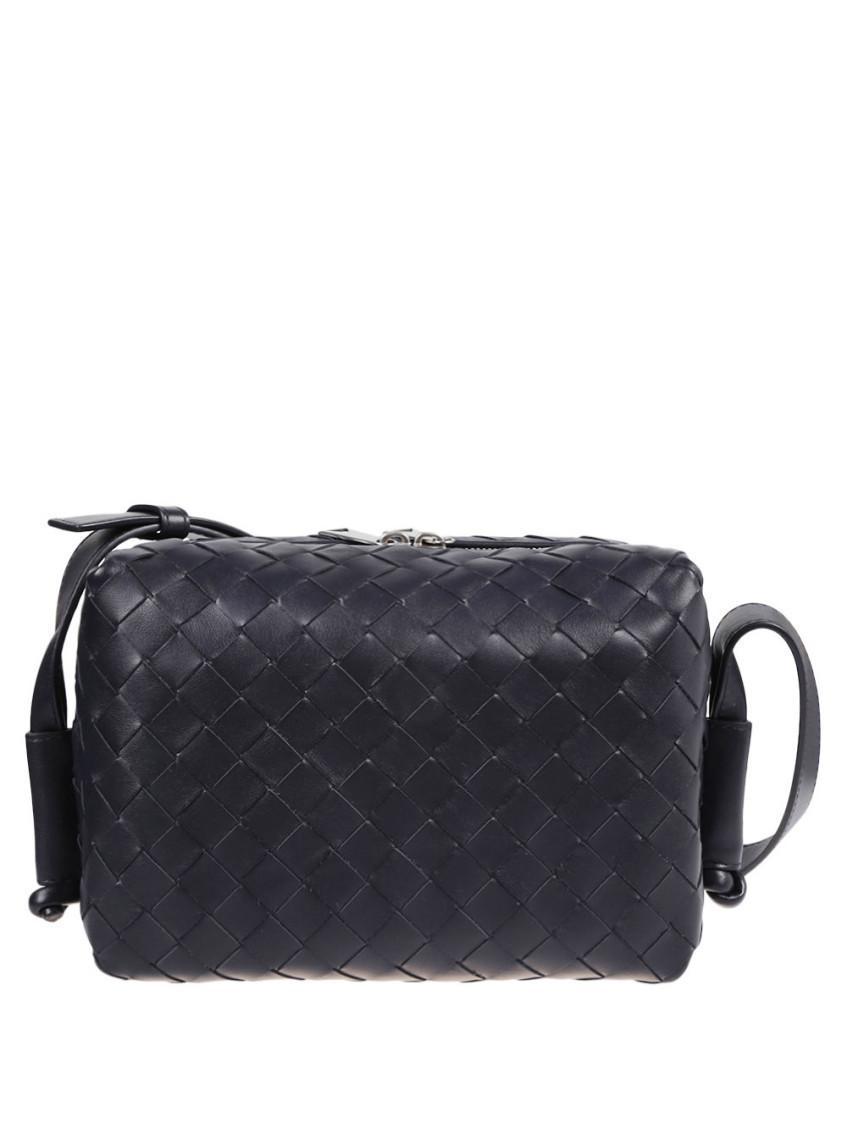 BOTTEGA VENETA Bag With Logo In Navy Blue Product Image