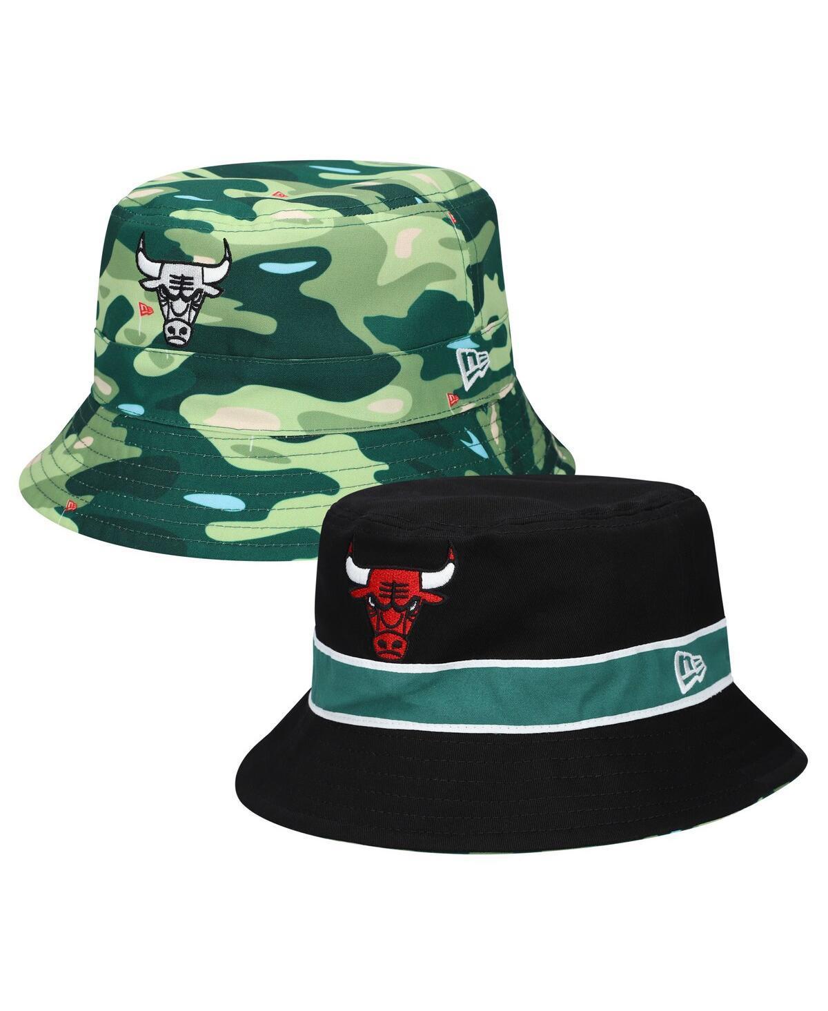 Mens New Era Chicago Bulls Reversible Bucket Hat Product Image