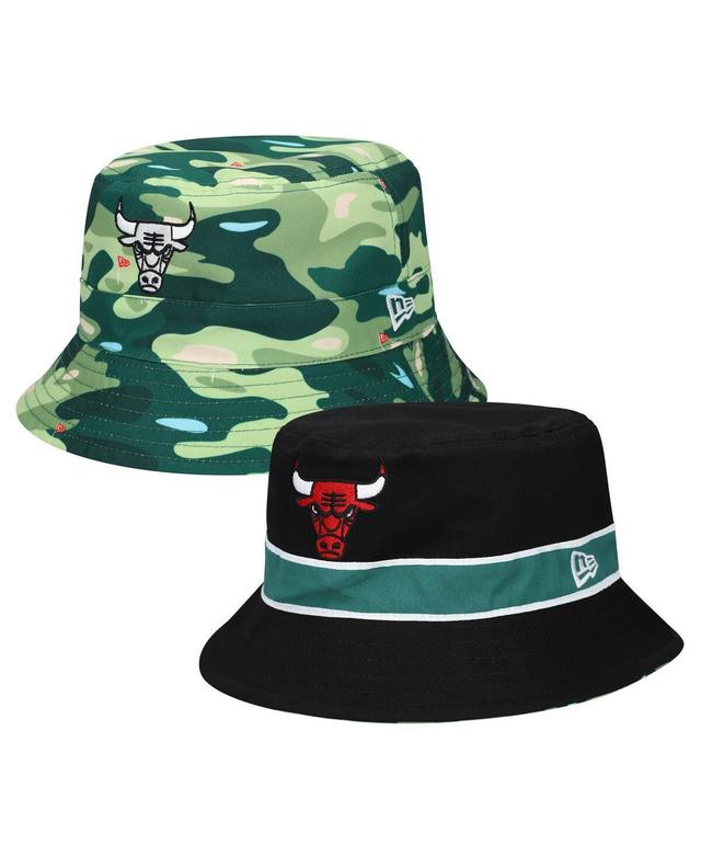 Mens New Era Chicago Bulls Reversible Bucket Hat Product Image