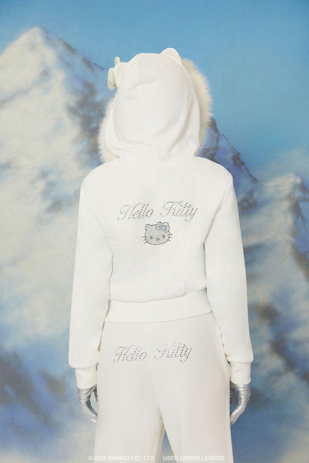 Hello Kitty Faux Fur Zip-Up Hoodie | Forever 21 Product Image