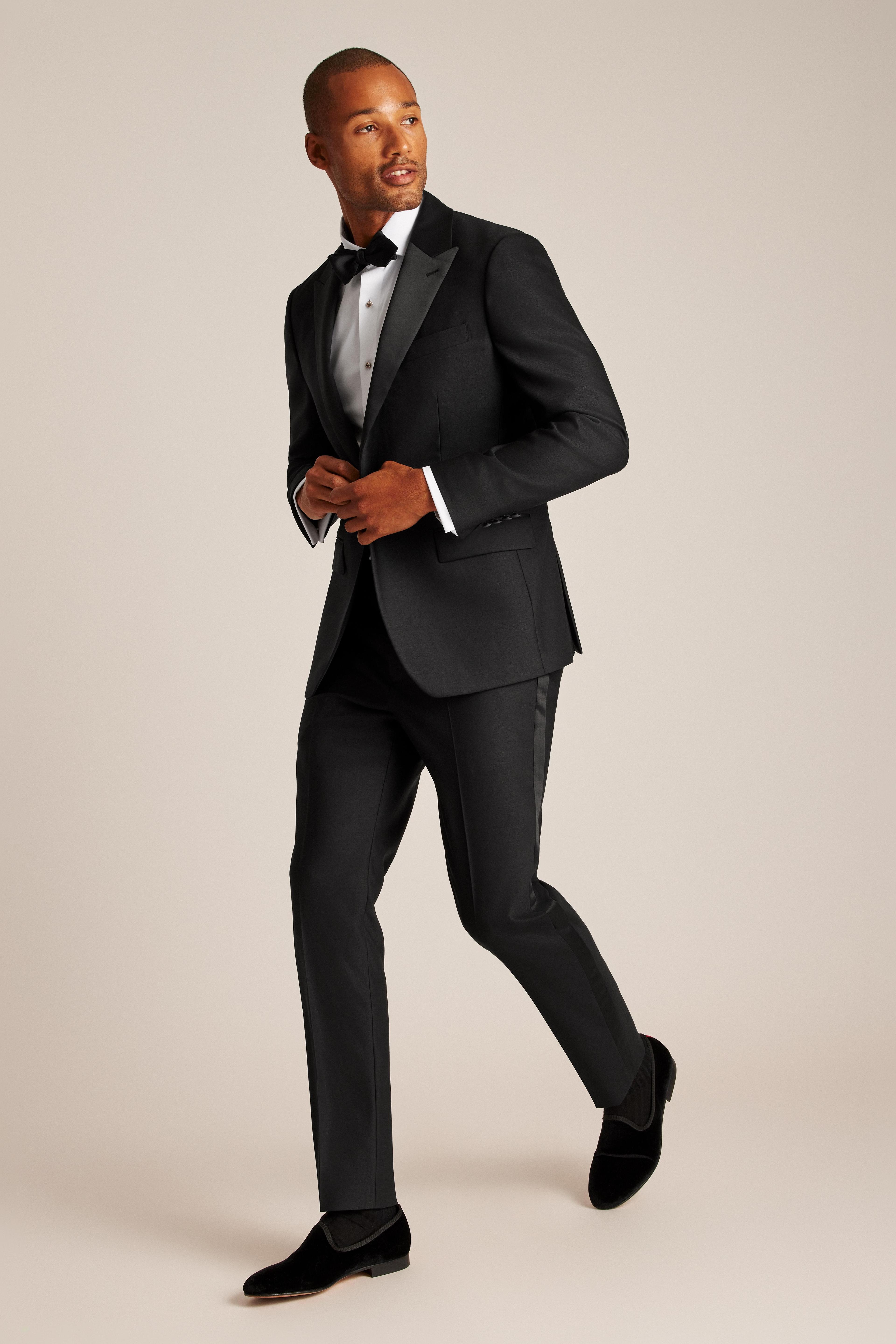 Empire Stretch Italian Wool Tuxedo Jacket Product Image