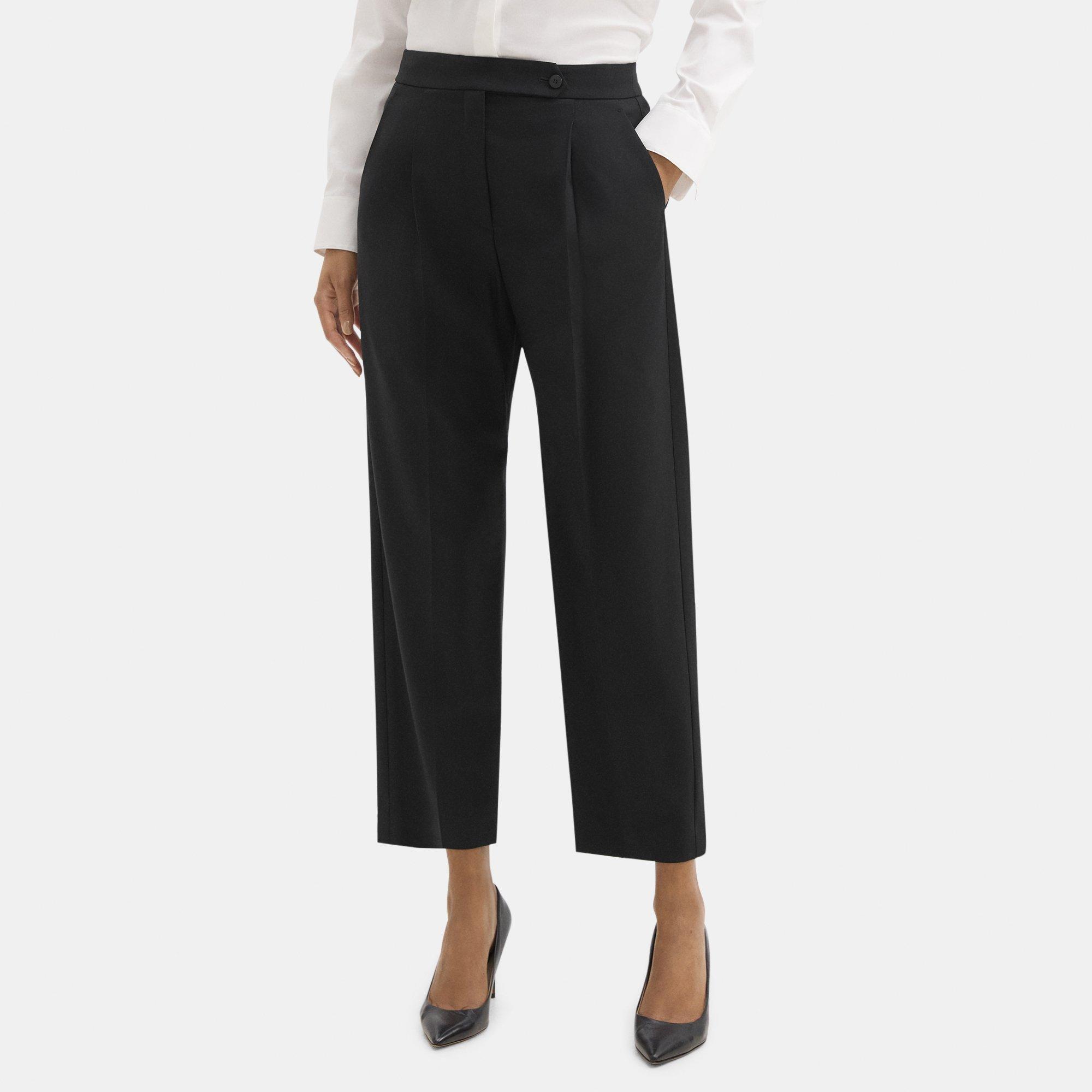 Sevona Stretch Wool Pleated Pant | Theory Outlet product image