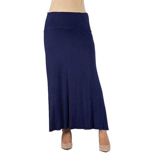 Maternity 24Seven Comfort Elastic Waist Maxi Skirt, Womens Product Image