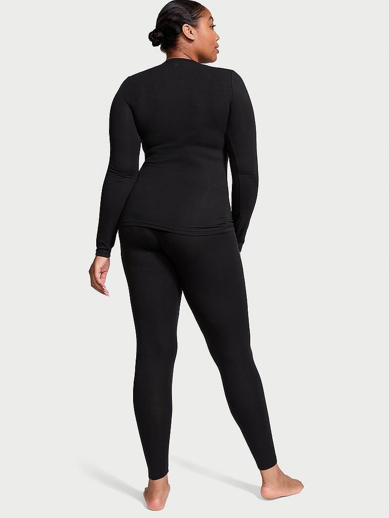 Ribbed Modal Long-Sleeve Top & Leggings Product Image