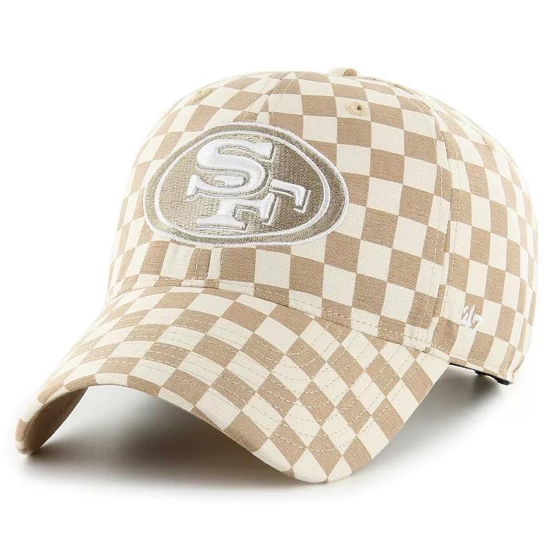 Womens 47 Tan San Francisco 49ers Vibe Check Clean Up Adjustable Hat Product Image