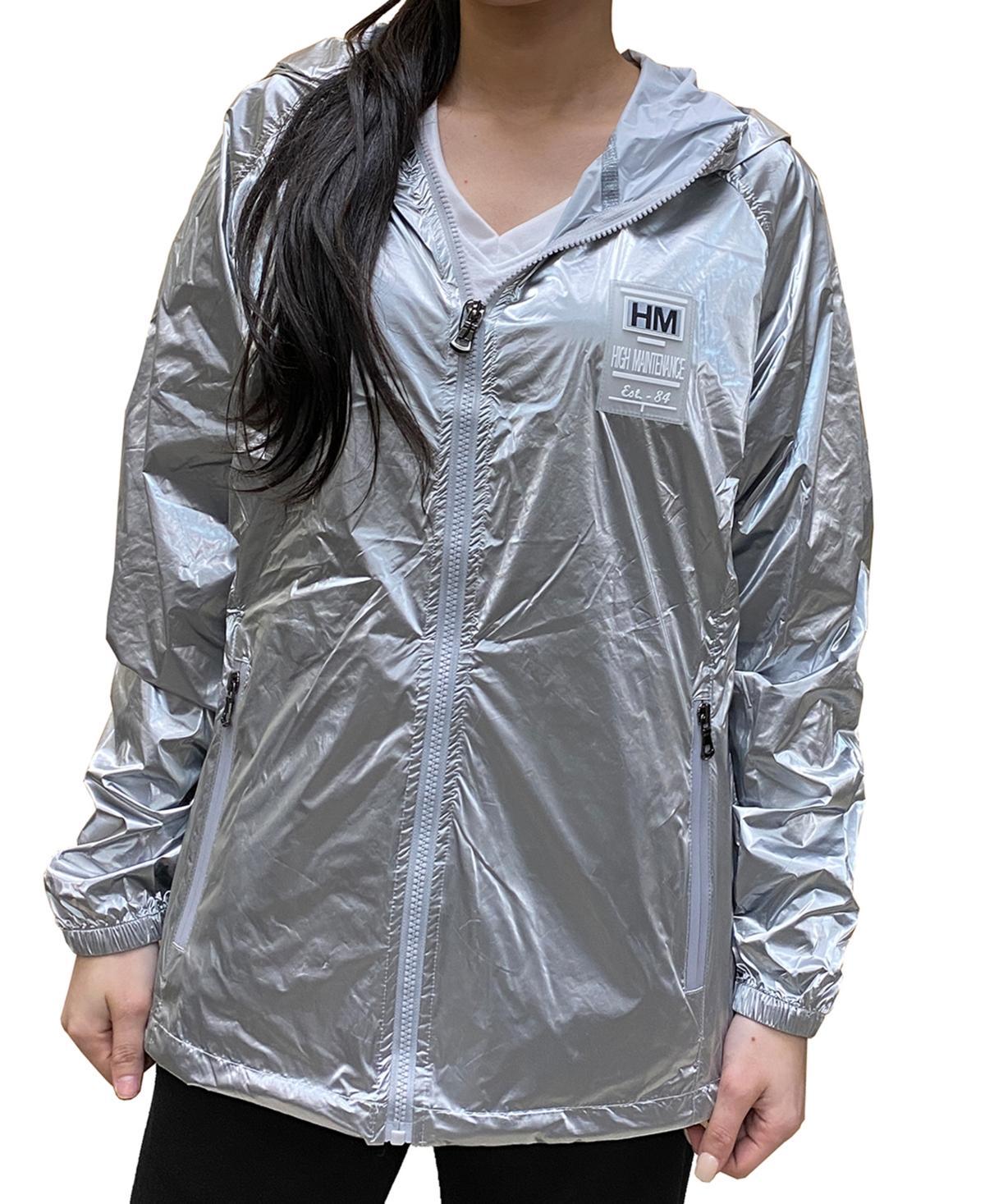 Womens Fashion Hooded Zip-Up Windbreaker Product Image