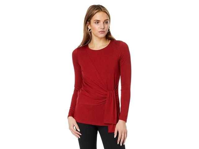 Karen Kane Drape Front Top Women's Clothing Product Image