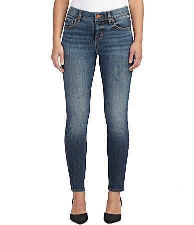 Jag Jeans Petite Maya Mid-Rise Skinny Leg Jeans (Night Flight ) Women's Jeans Product Image