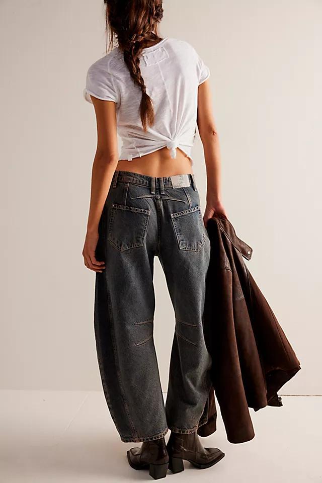 We The Free Good Luck Mid-Rise Barrel Jeans Product Image