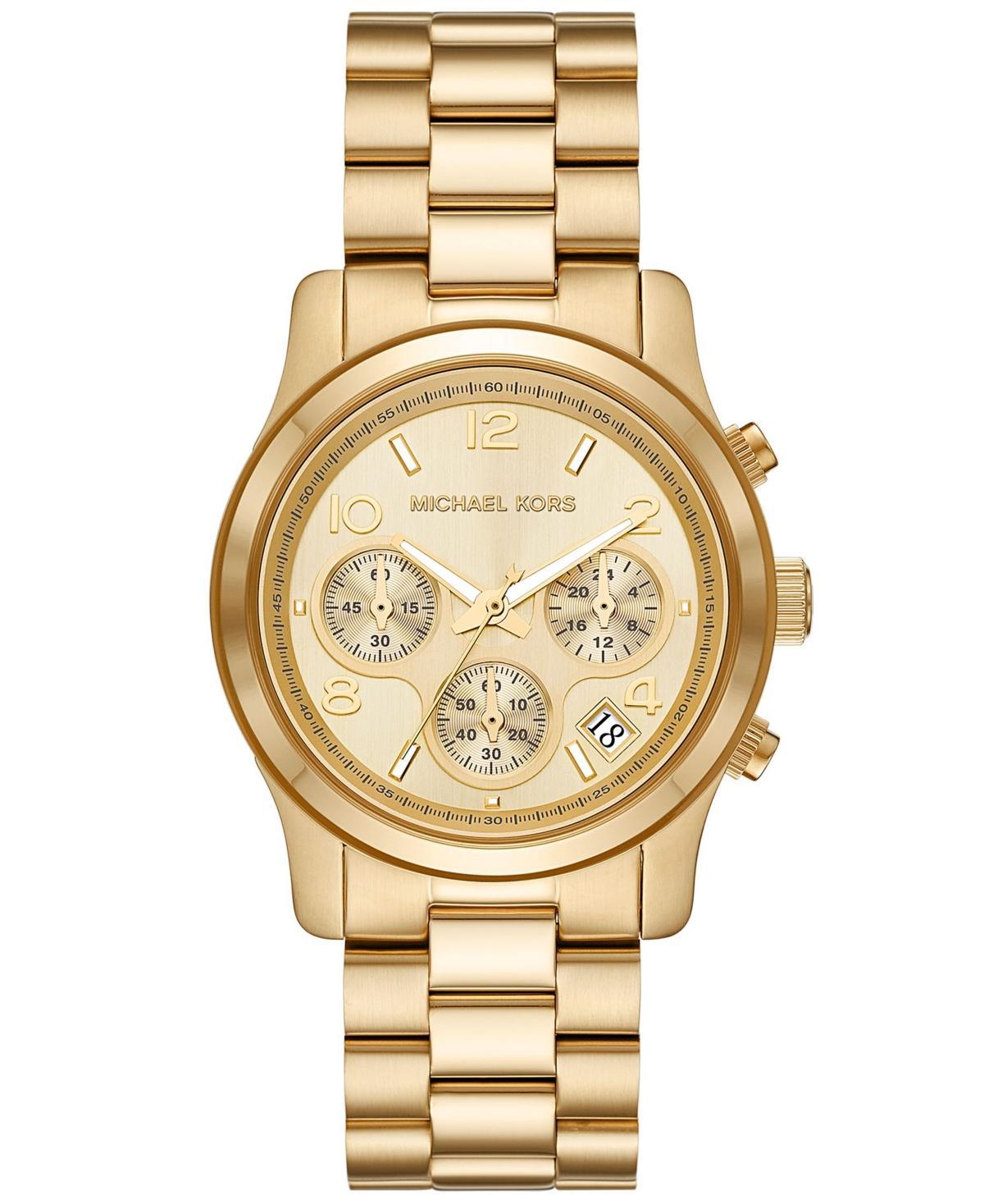 Oversized Pavé Logo -Tone Watch Product Image