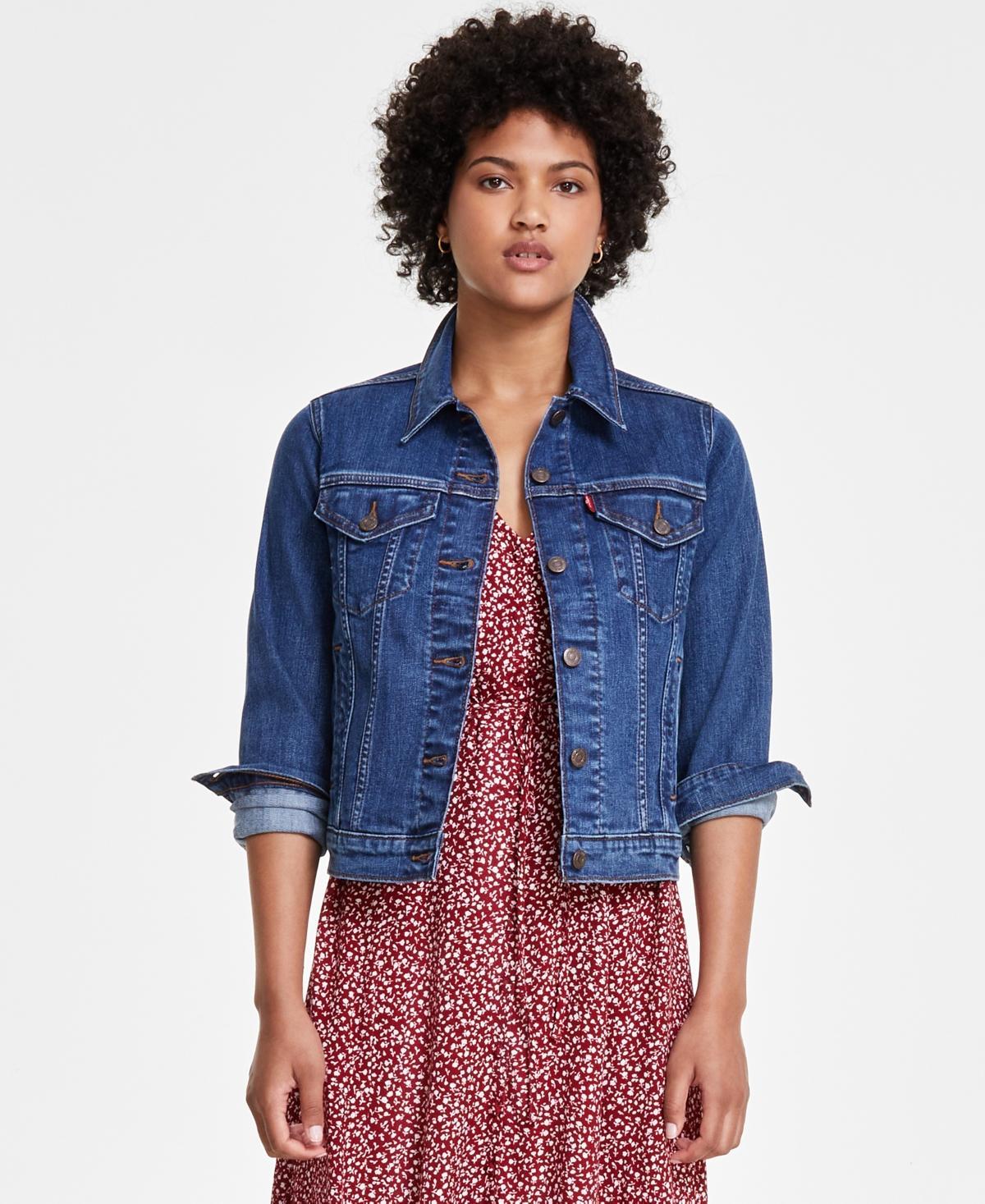 Levis Womens Original Cotton Denim Trucker Jacket Product Image