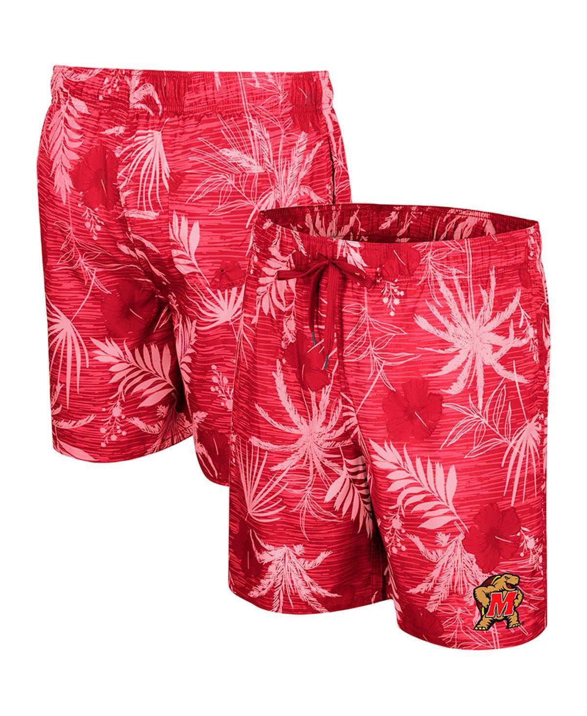 Mens Colosseum Crimson Indiana Hoosiers What Else is New Swim Shorts Product Image