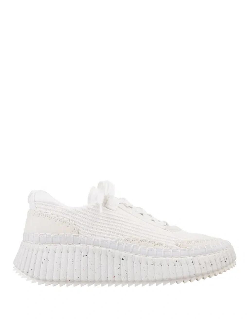 CHLOÉ White Nama Sneakers product image