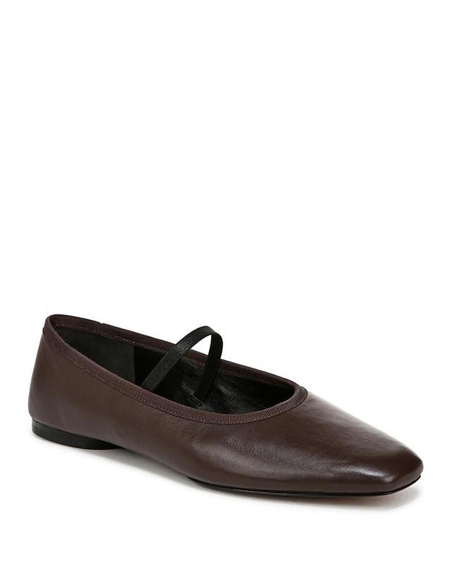 Vince Womens Vivian Mary Square Toe Mary Jane Flats Product Image