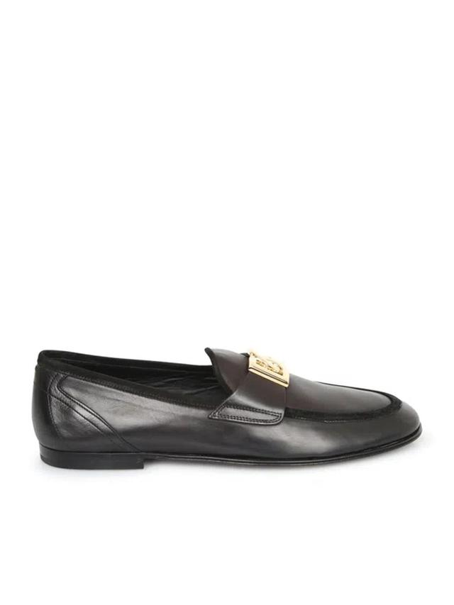 Black Logo Loafers Product Image