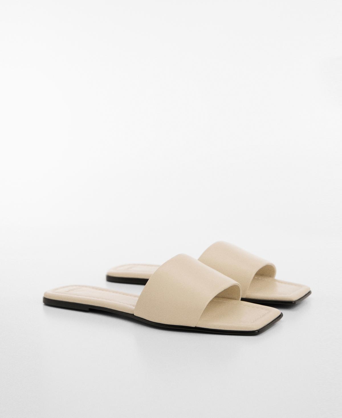 Mango Womens Leather Sandals Product Image