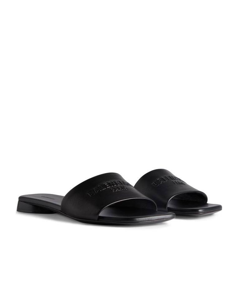 BALENCIAGA Duty Free Flat Sandals In Black Product Image