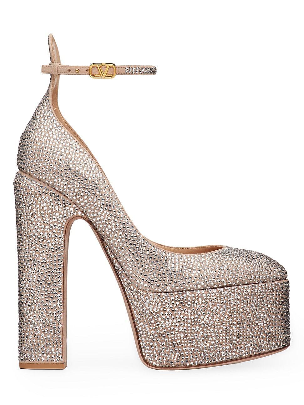 Womens Tan-Go Pumps With Crystals Product Image