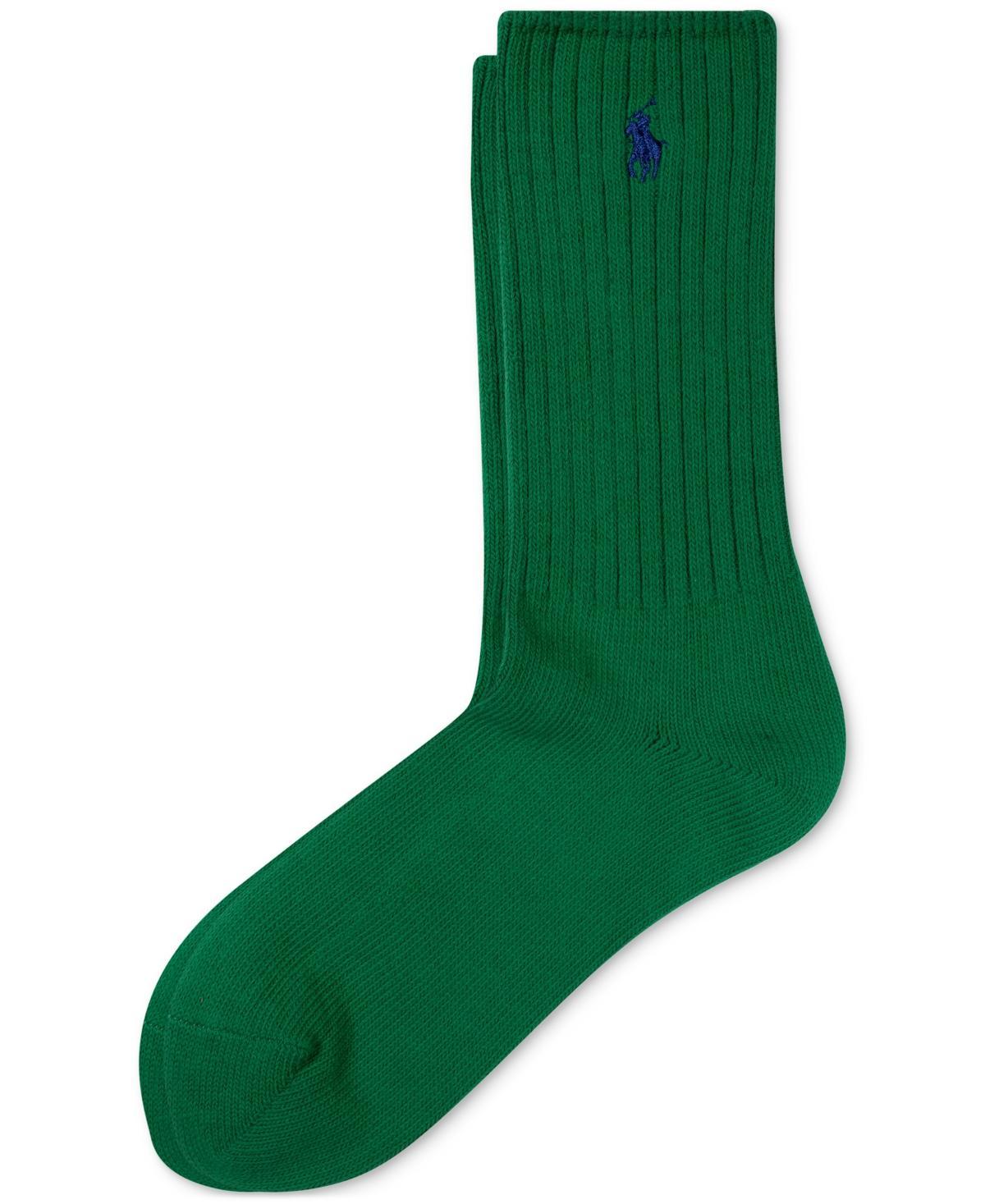 Polo Ralph Lauren Womens Classic Ribbed Crew Socks Product Image