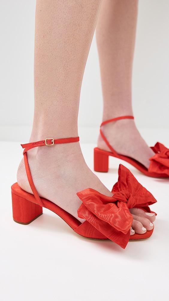 Loeffler Randall Carmen Mid Heel Bow Sandals | Shopbop Product Image