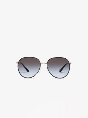 Michael Kors Empire 58mm Gradient Aviator Sunglasses Product Image