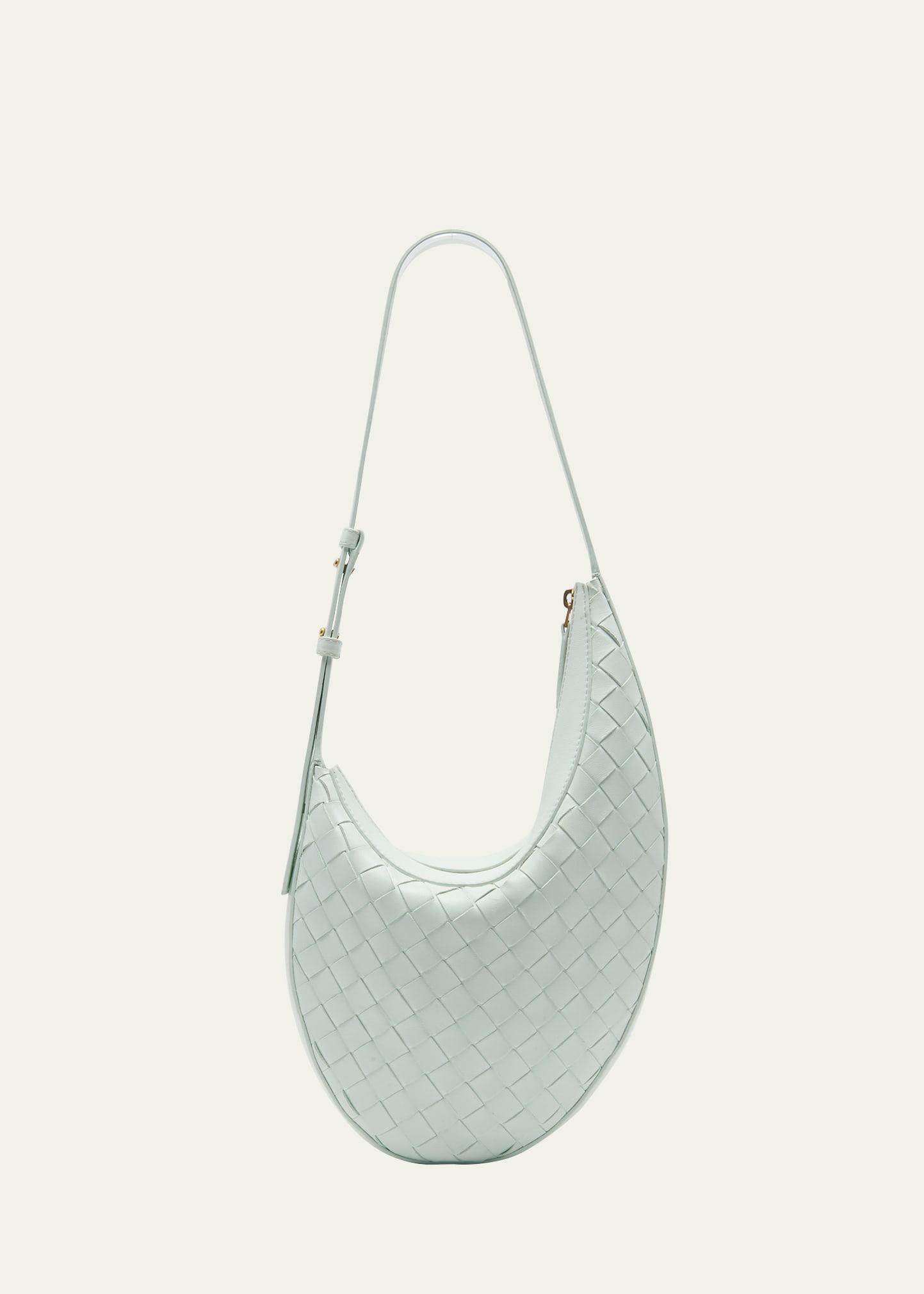 Bottega Veneta Small Intrecciato Leather Hobo Bag Product Image