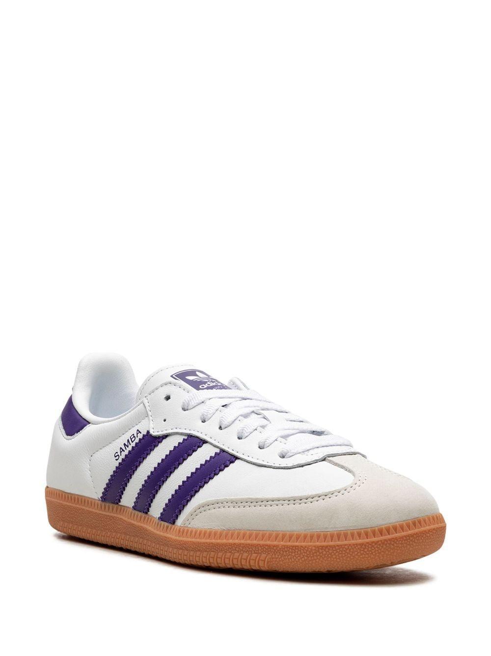 Samba Logo-patch Sneakers In White Product Image