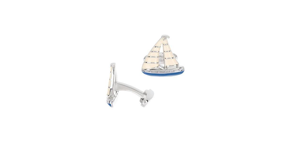 Mens Sailboat Cufflinks Product Image