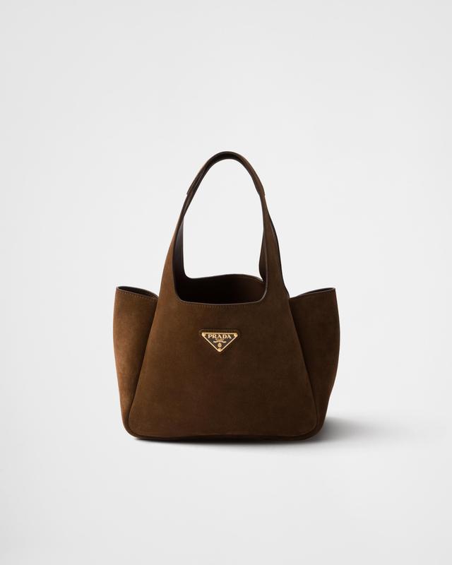 Mini suede shopping bag Product Image