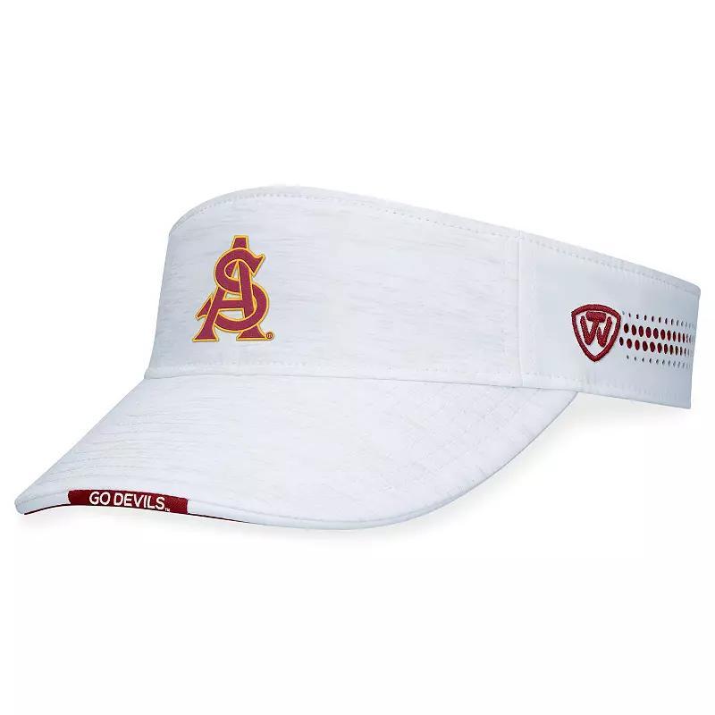 Mens Top of the World White Arizona State Sun Devils Flare Adjustable Visor Product Image