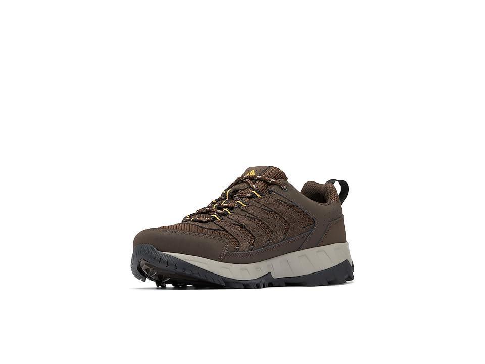 Columbia Strata Trail Low (Cordovan/Golden Yellow) Men's Shoes Product Image