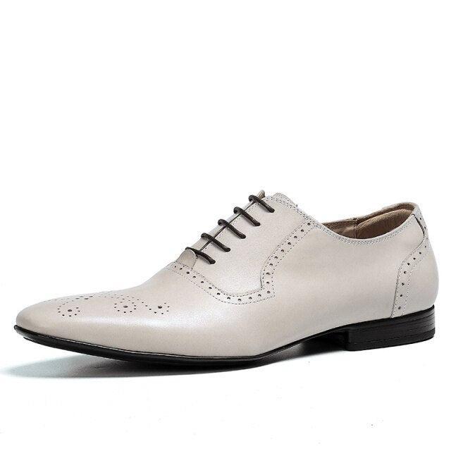 LuxePoint Leather Dress Shoes Product Image