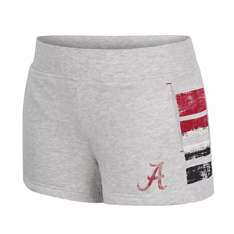 Womens Nebraska Cornhuskers Baby-Talk Terry Shorts Grey Gray Product Image