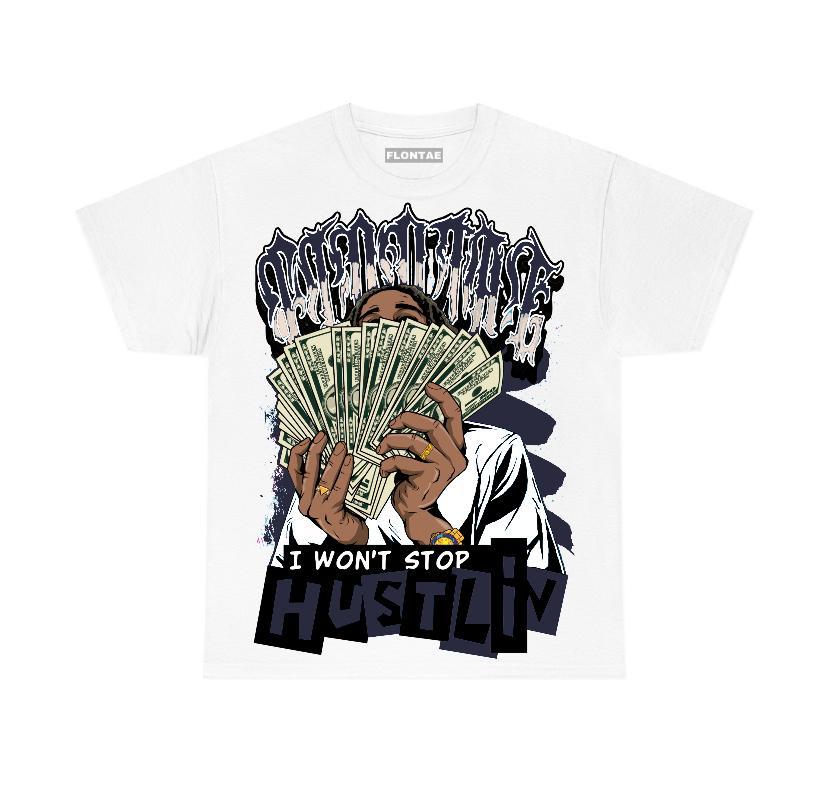 Midnight Navy 1s Flontae T-Shirt Hustlin Graphic Product Image