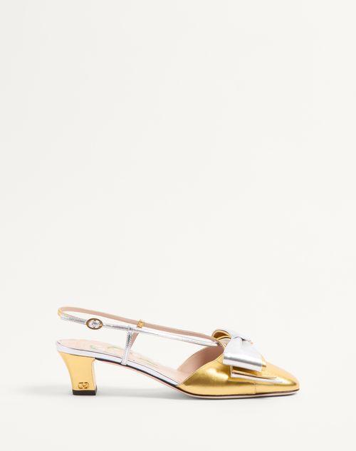 BOWOW SLINGBACK PUMPS IN LAMINATED NAPPA 45MM Product Image