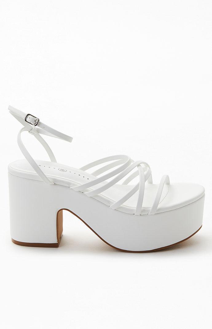 Daisy Street Women's Strappy Platform Heels Product Image