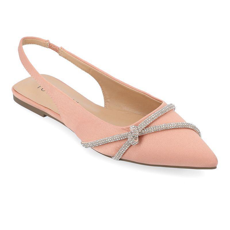 Journee Collection Rebbel Womens Flats Pink Product Image