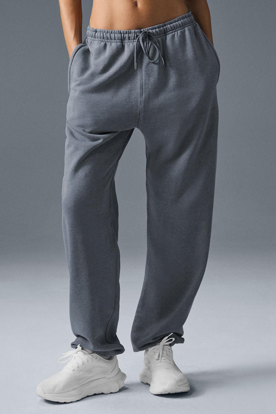 Chill Vintage Wash Sweatpant - Steel Grey Wash Female Product Image