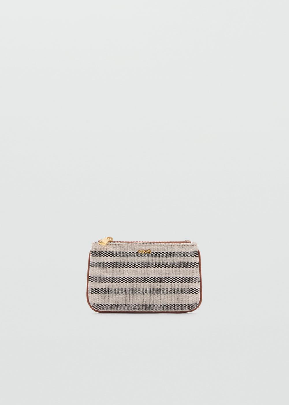 MANGO - Stripe-print wallet - One size - Women Product Image