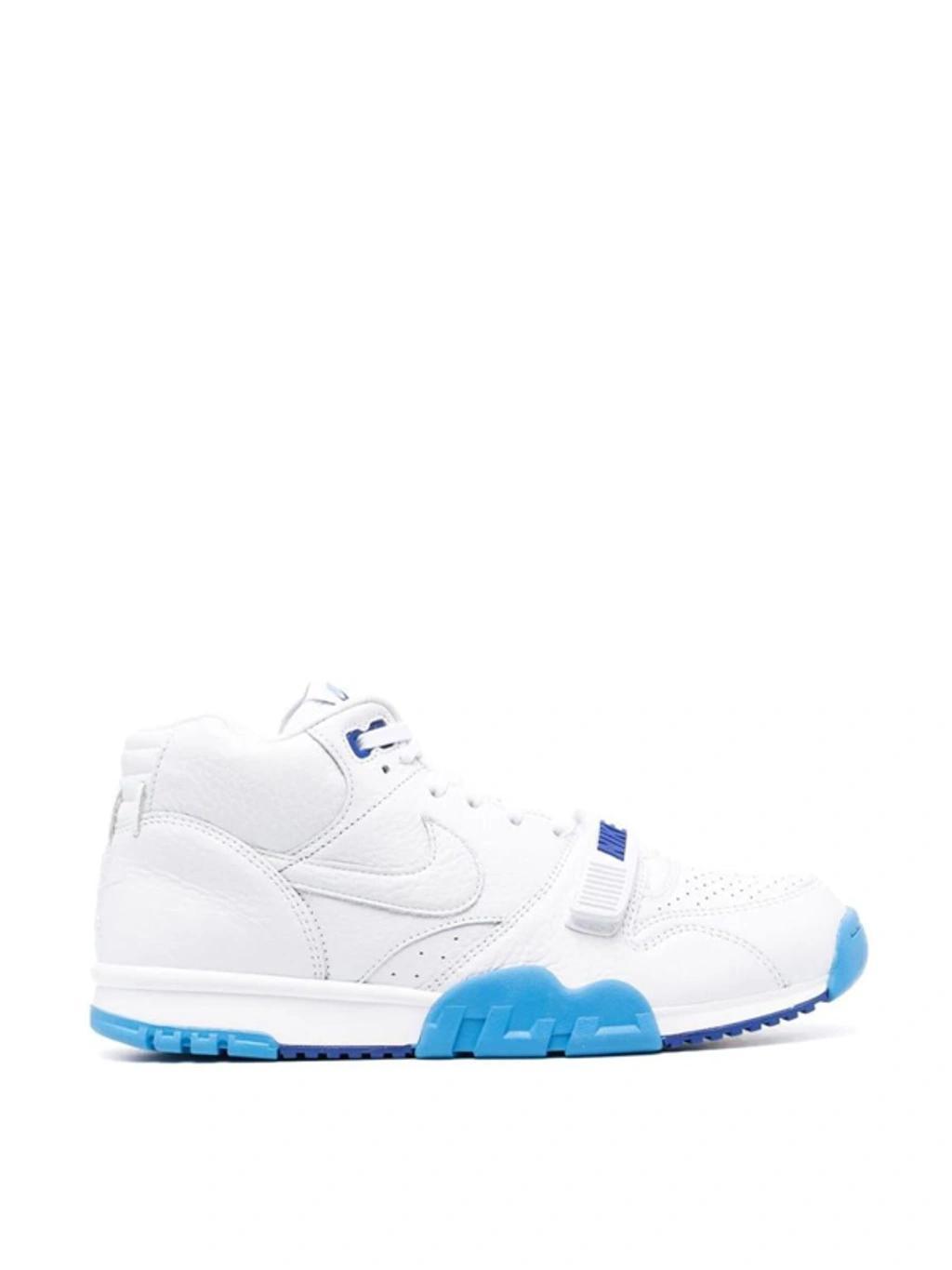 NIKE Air Trainer 1 High-top Sneakers In White Product Image