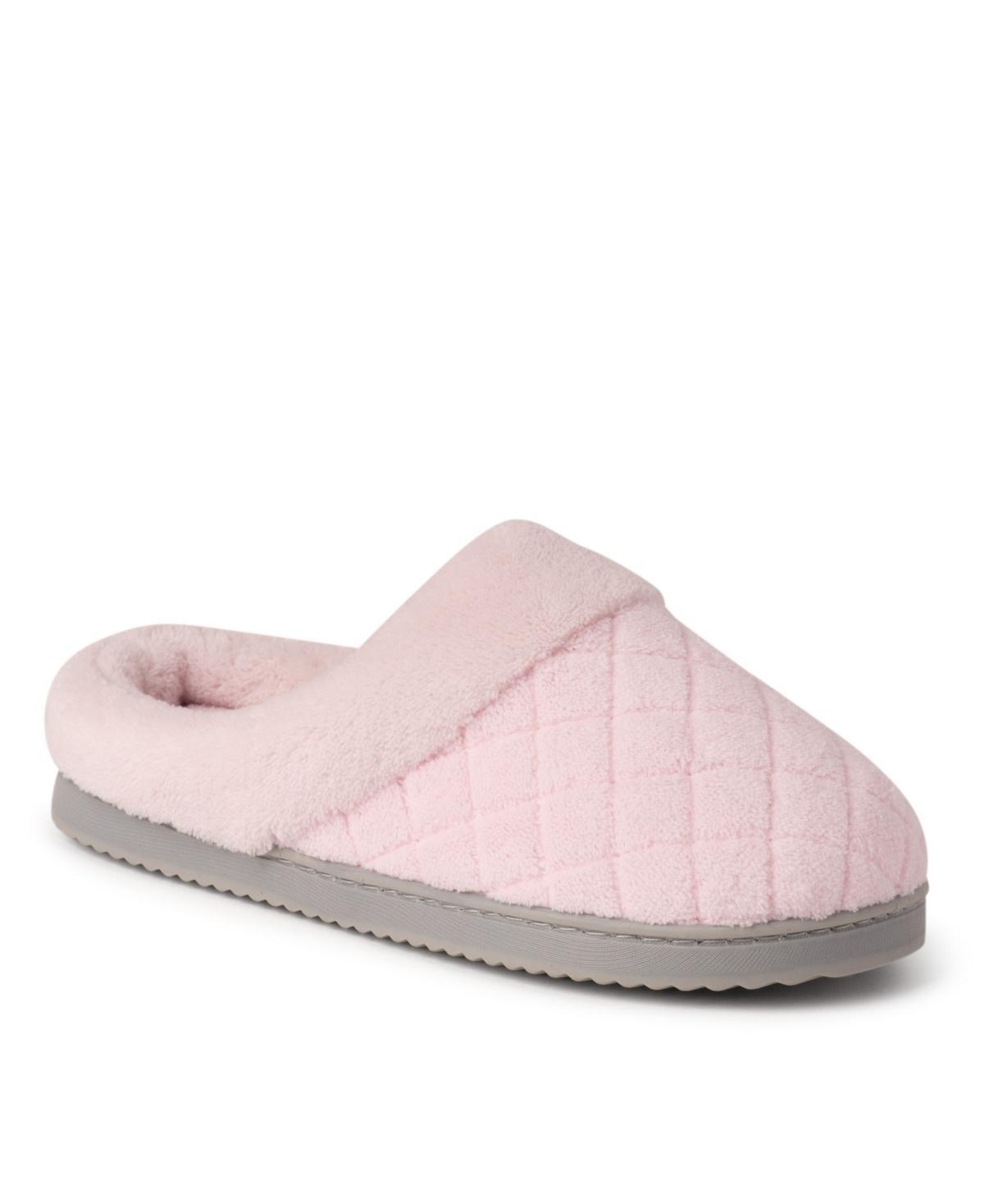 Dearfoams Libby Womens Quilted Terry Clog Slippers Product Image