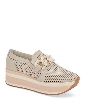 Dolce Vita Womens Jhenee Slip On Perforated Chain Sneakers Product Image