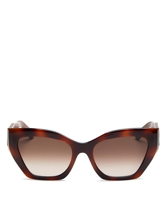 FERRAGAMO Gancini 54mm Rectangular Sunglasses Product Image