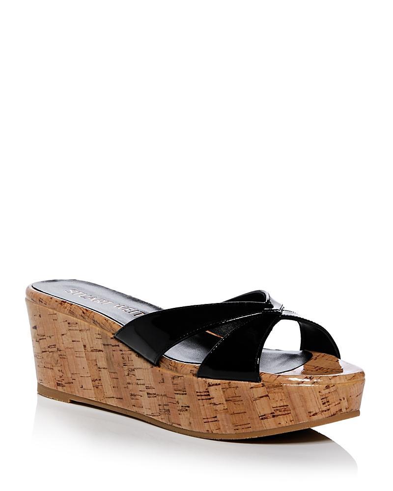 Womens Carmen Platform Slides Product Image