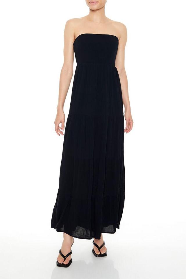 Strapless Tie-Back Maxi Dress | Forever 21 Product Image