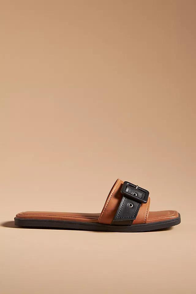 By Anthropologie Buckle Slide Sandals Product Image