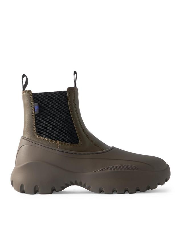 BURBERRY Man Green Boots Product Image